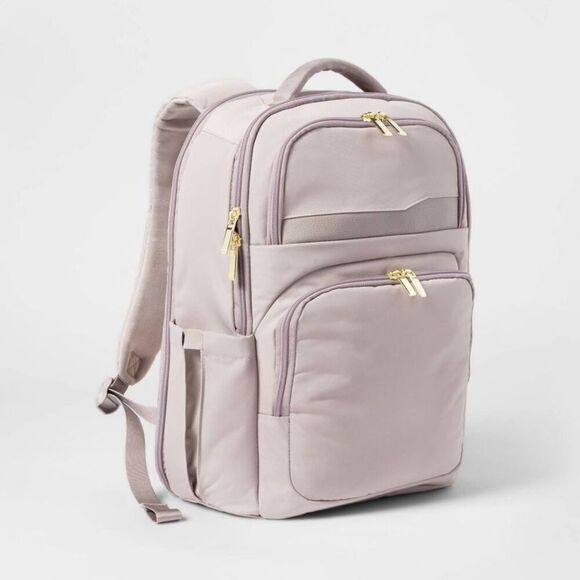 Open Story -  Day Trip School Travel Laptop Backpack  Taupe - Picture 1 of 6